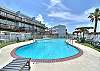 Pool view facing the C & B bldg