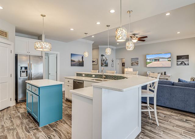 This kitchen is perfect for whipping up quick bites or indulging in culinary adventures during your stay