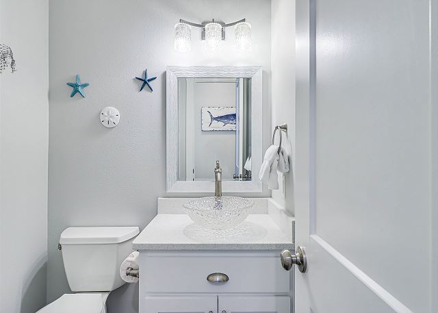 Single vanity bathroom