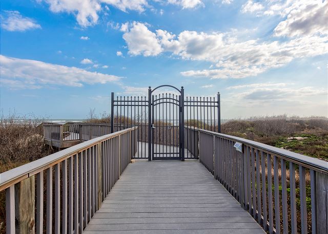 Boardwalk gate