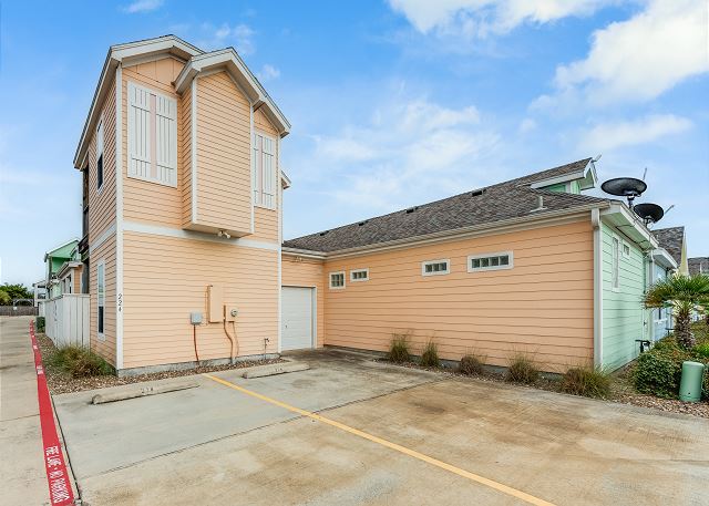 Parking located at the front of the unit