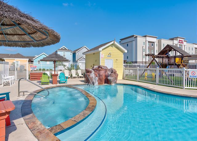 Unleash the Fun with Our Tropical Pool and Playground!