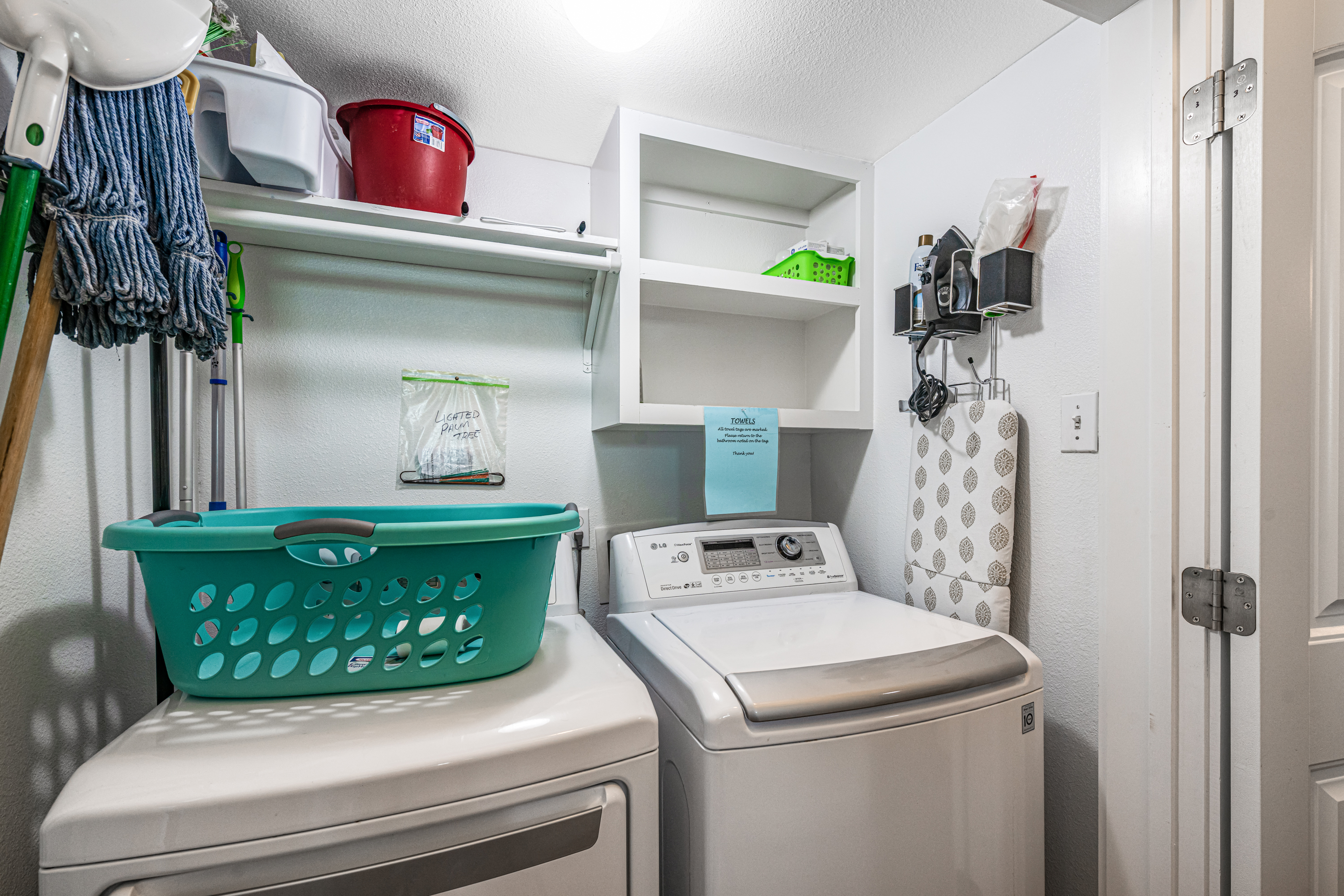 Laundry Station in Unit for Ease and Convenience