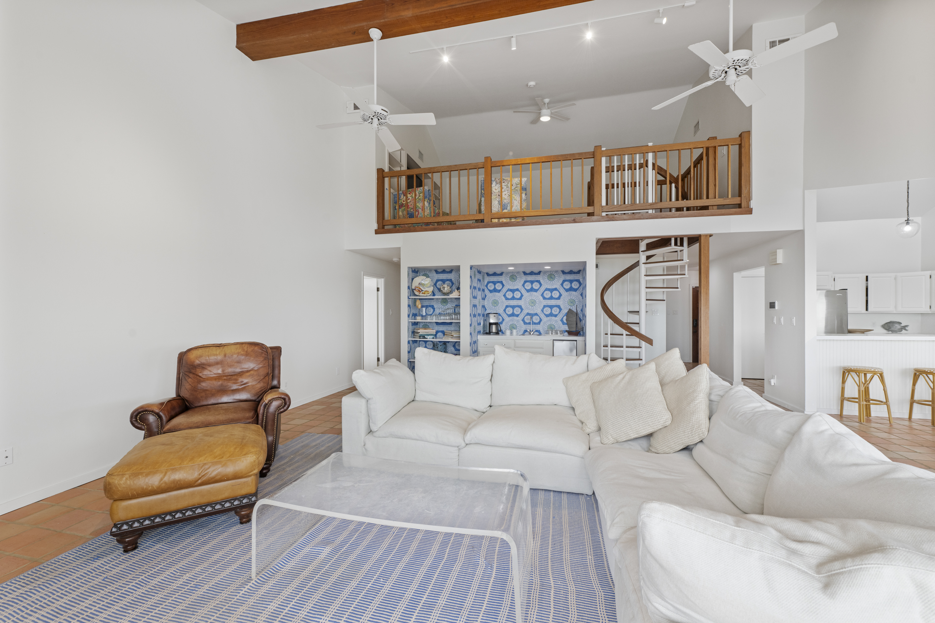 The Perfect Blend: Coffee Station, Open Living and Cozy Loft Retreat 