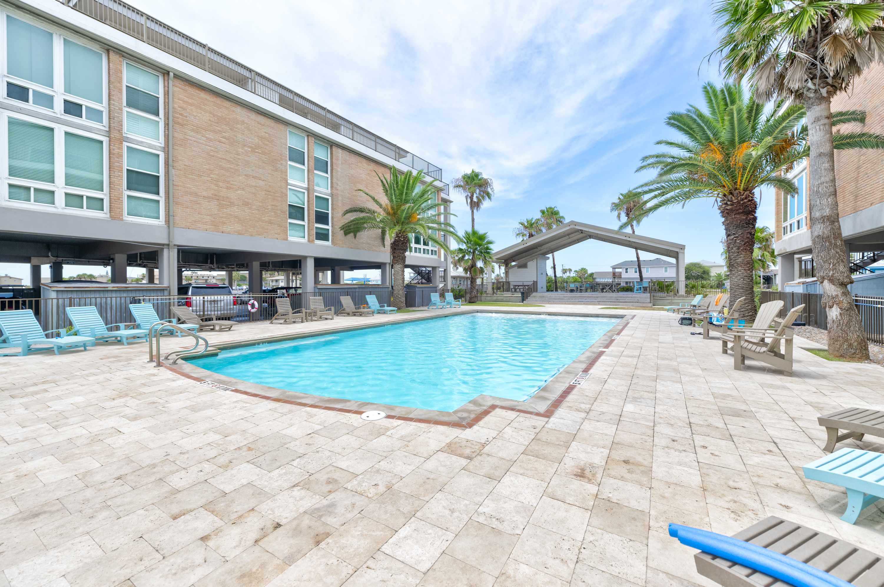 Sparkling Pool Just Steps Away