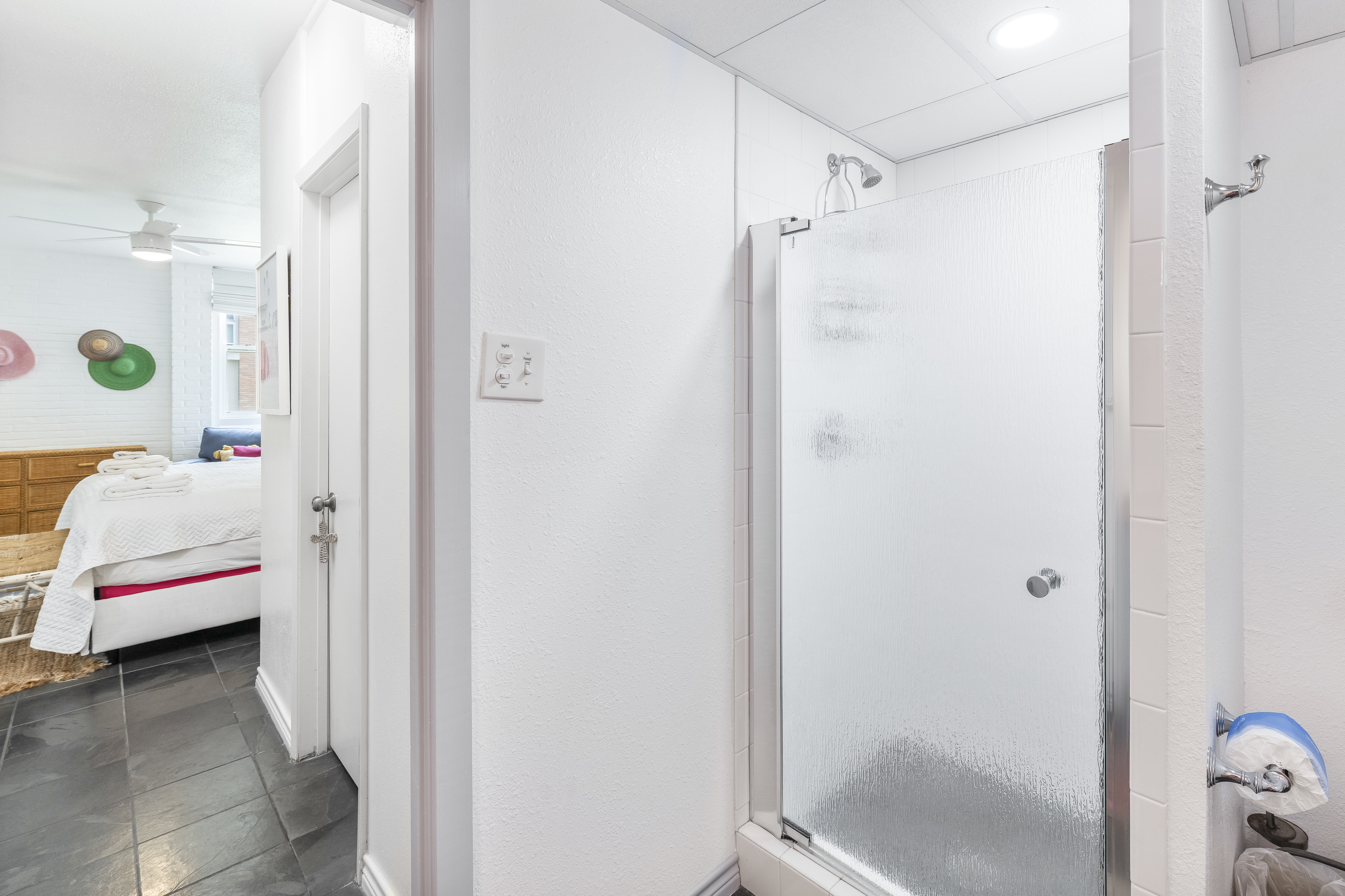 King Bedroom Suite''s Private Bathroom with Walk-In Shower