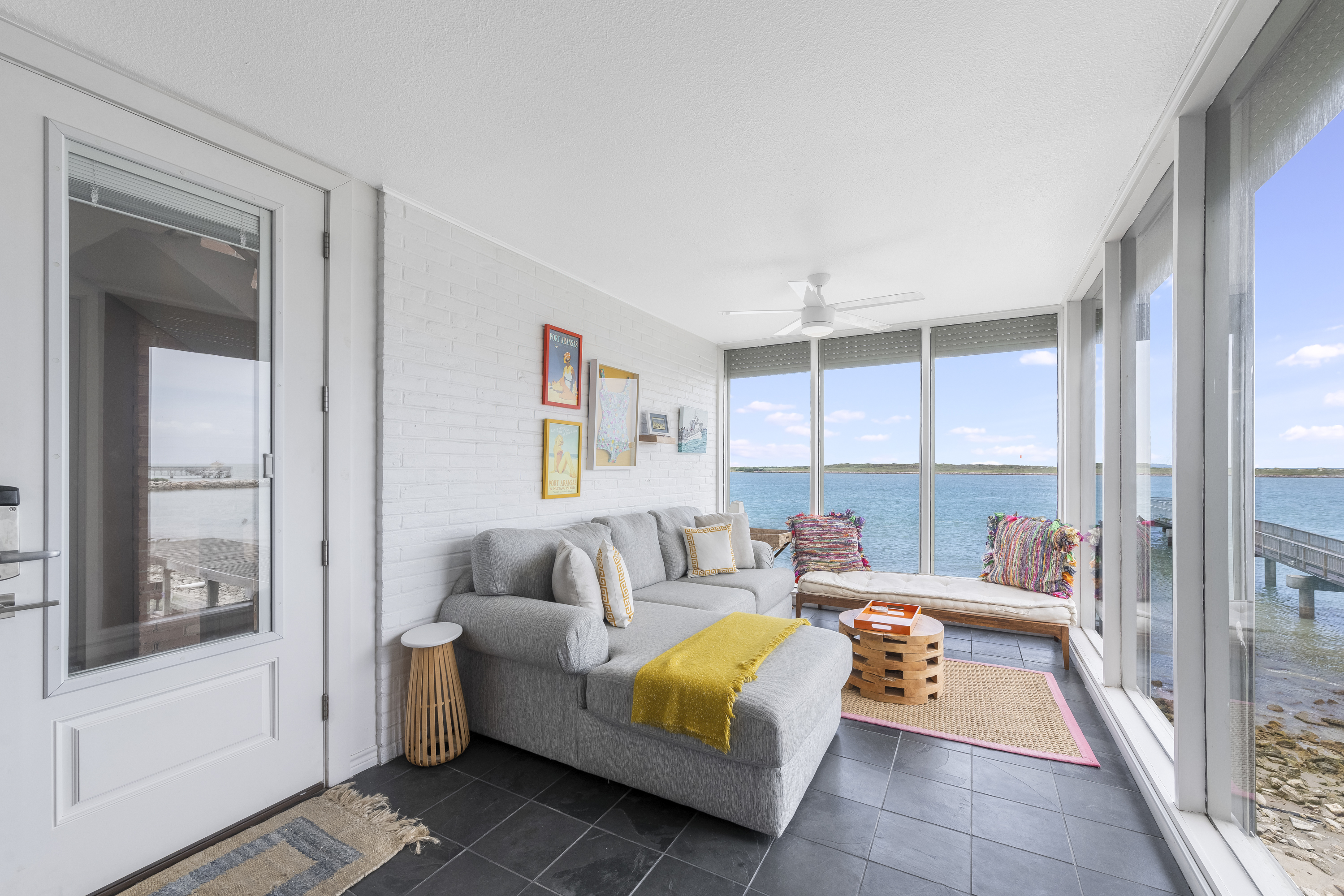 Cozy Spot to Relax and Take in Channel Views