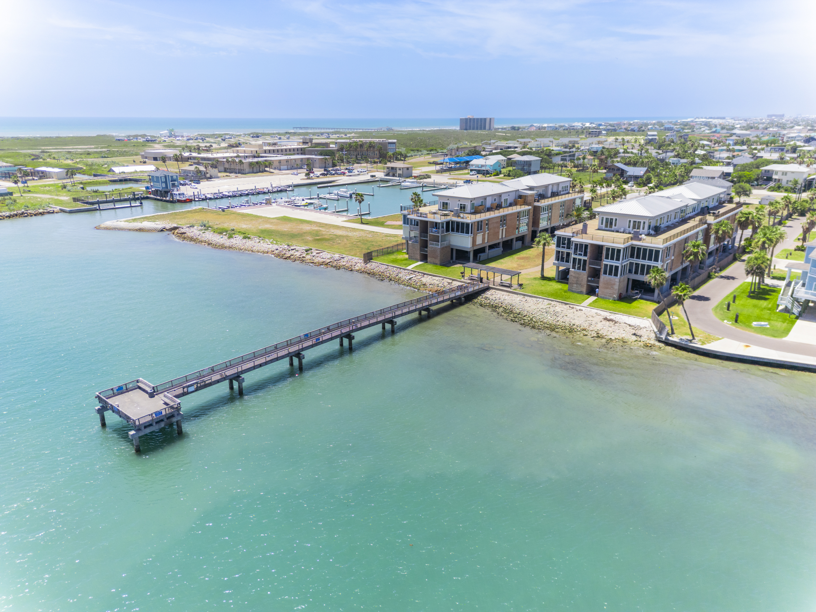 Private Pier at Channelview Condominiums 