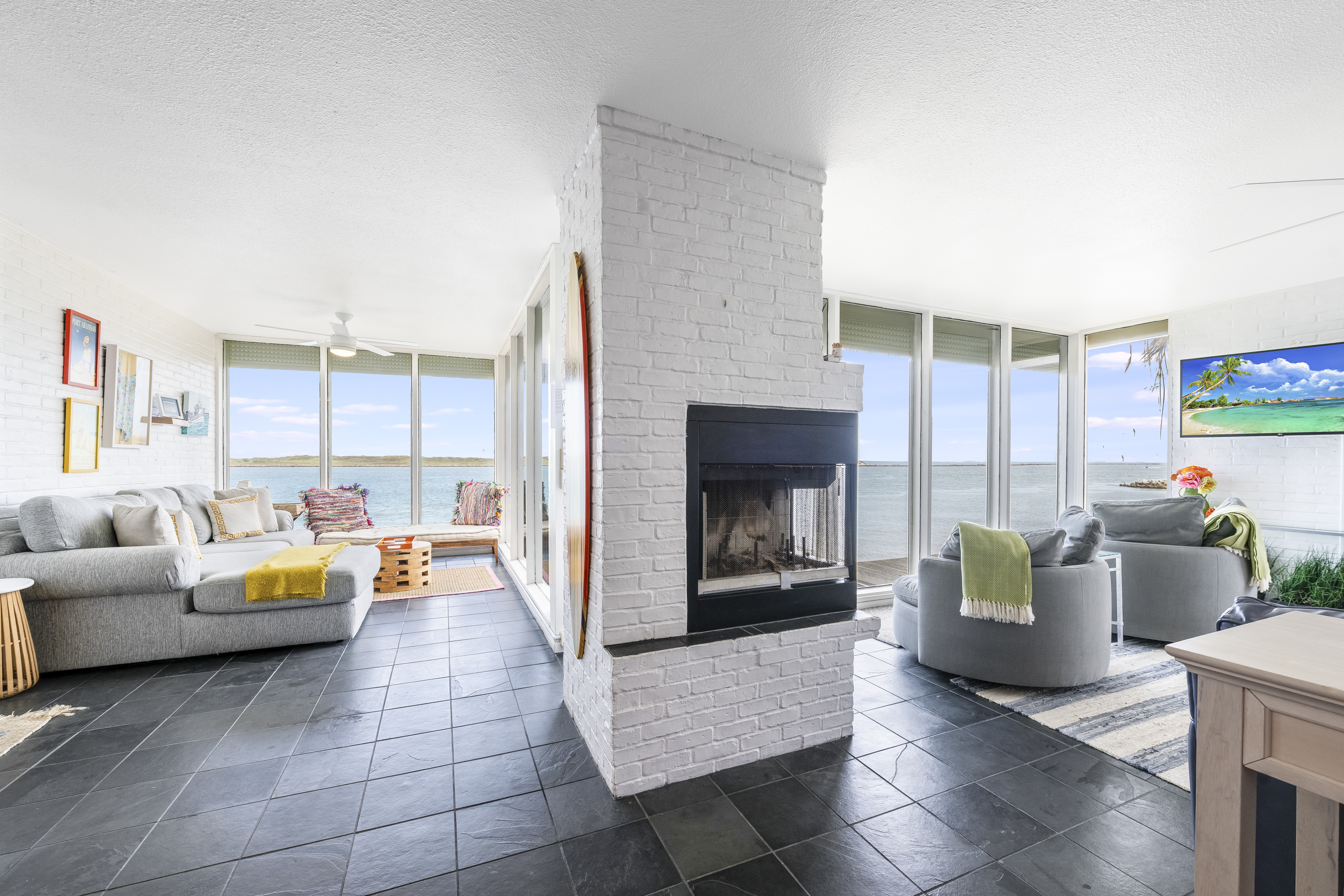 Enjoy Morning Coffee or Evening Sunsets from Comfy Seating with a View