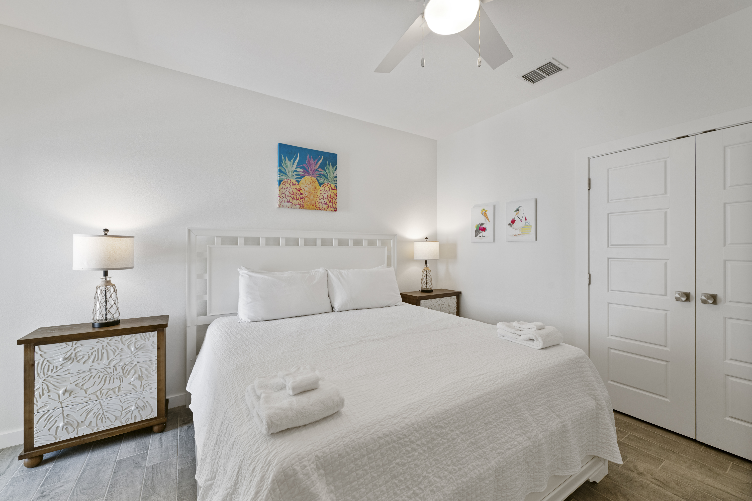 Sunlit Primary King Bedroom with Ensuite Bath