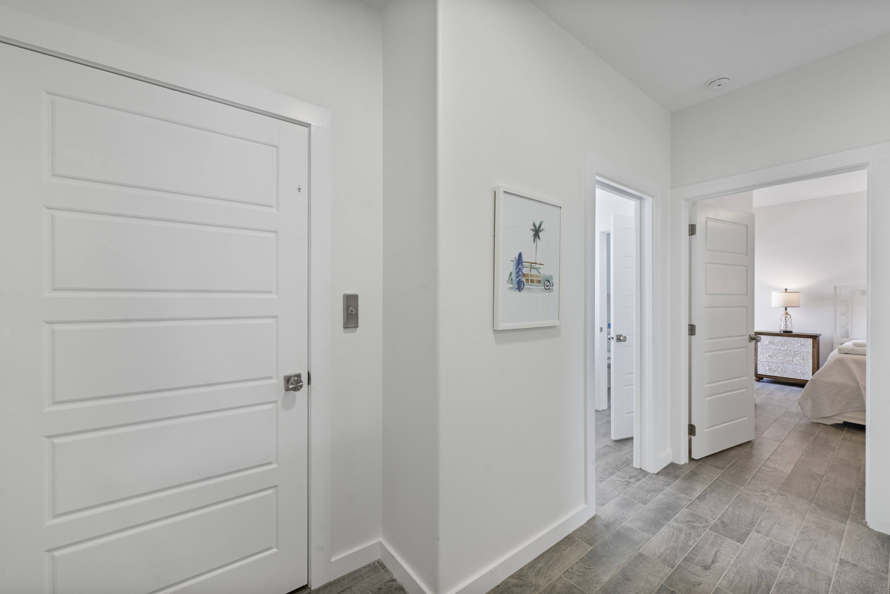 Hallway Access to Bedrooms