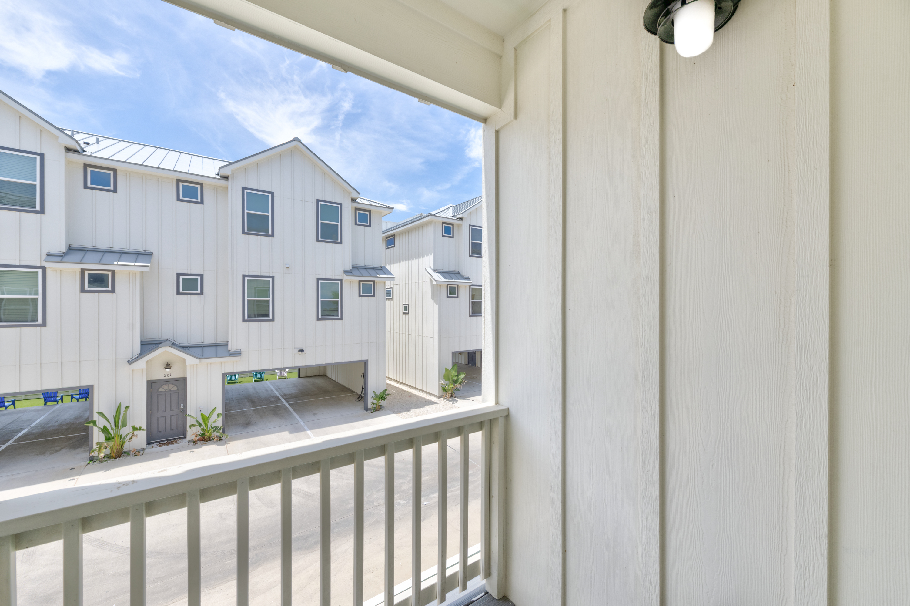 Private Balcony with Gulf Coast Charm
