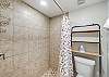 Guest bathroom with walk-in shower