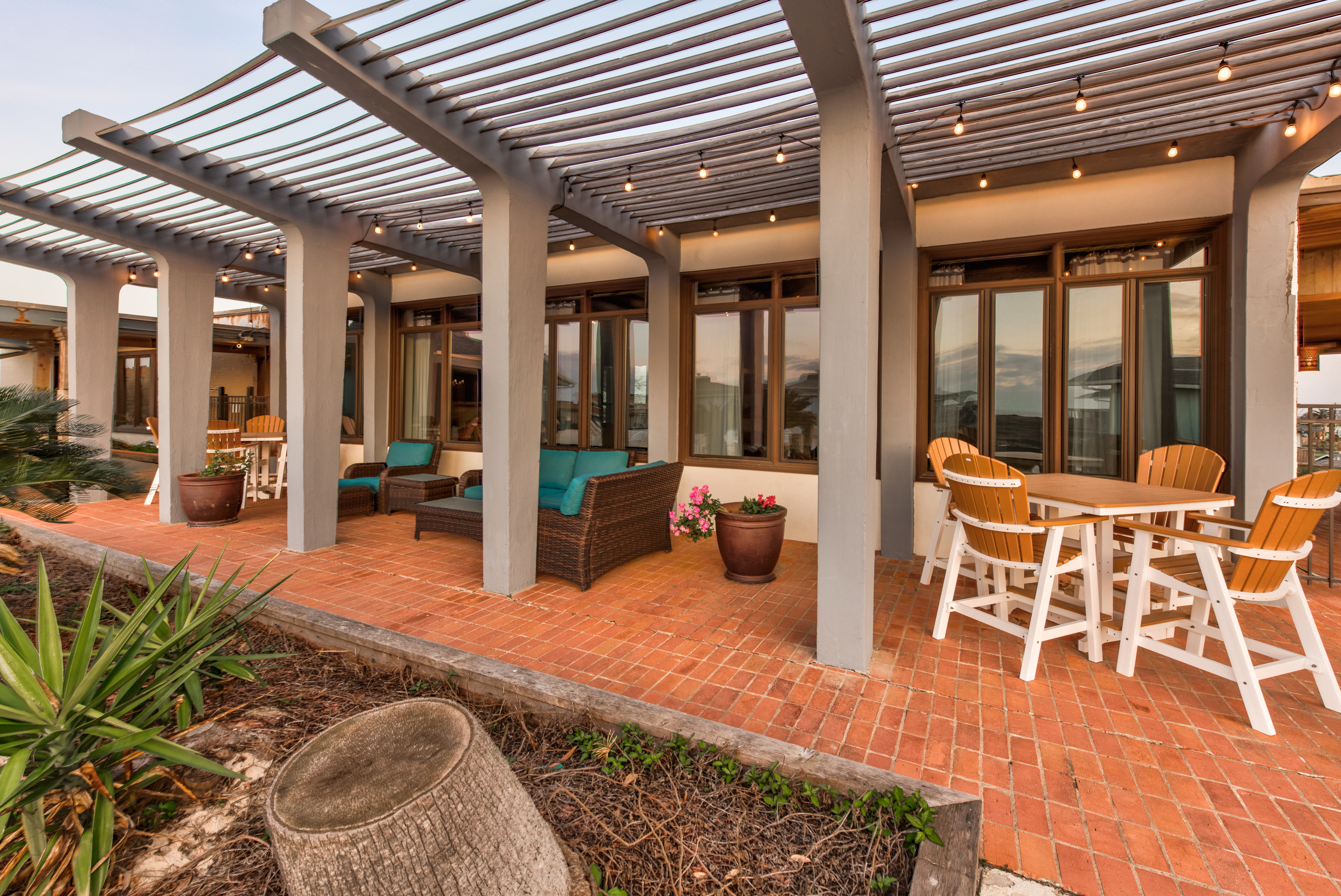 cozy seating for unwinding