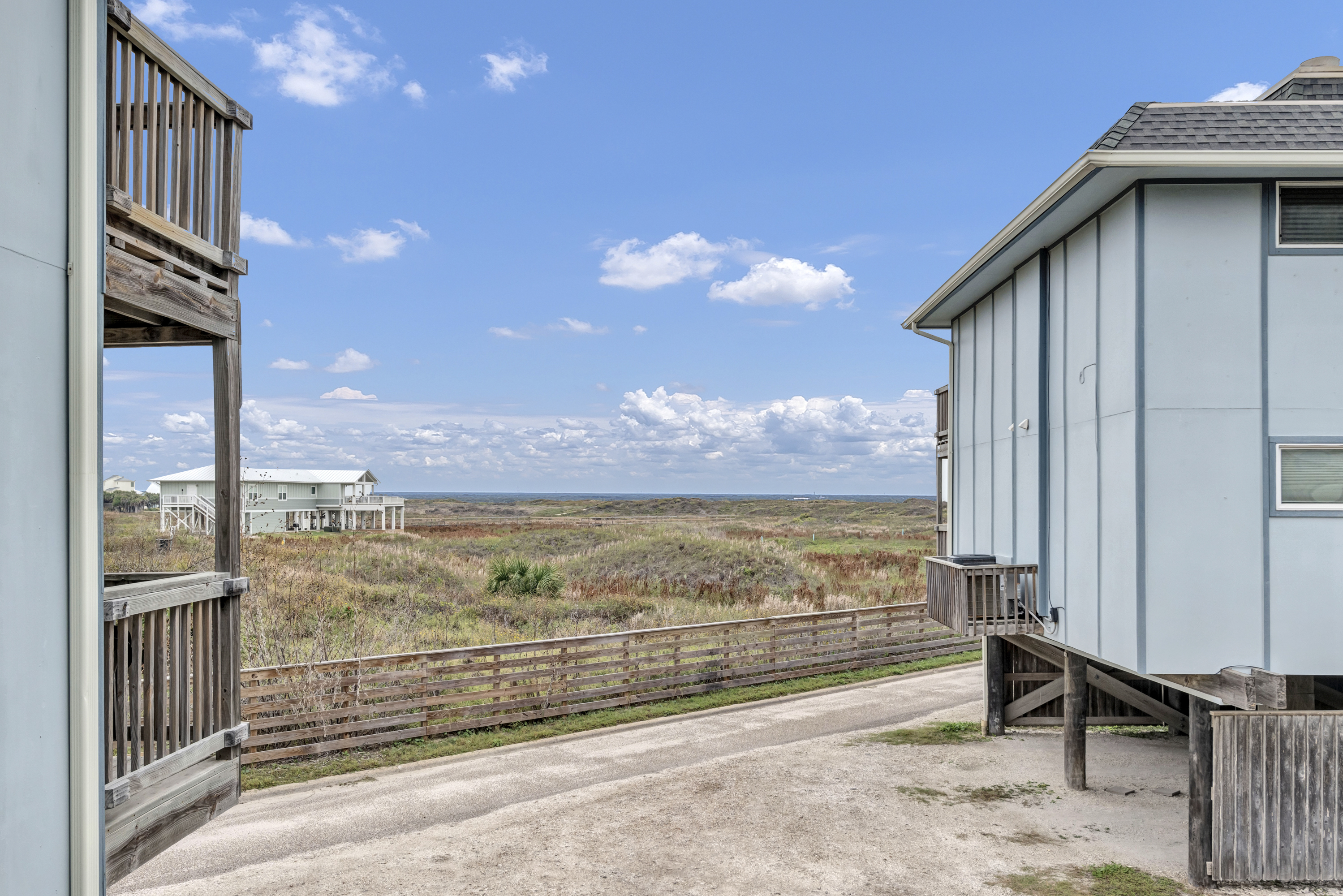 Parking for Beachhead is underneath the unit