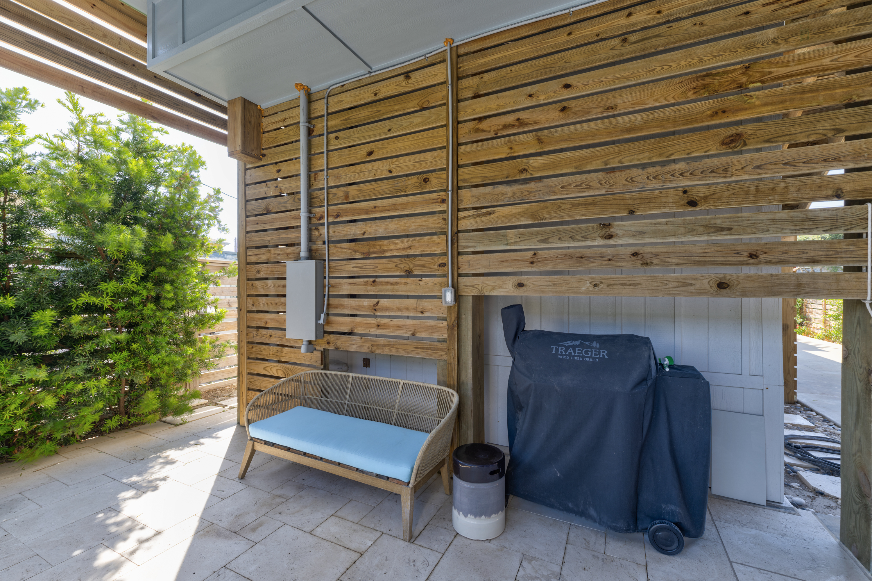 Guests can take advantage of the BBQ pit during their stay — an ideal spot to cook up a delicious meal and share laughs together outdoors