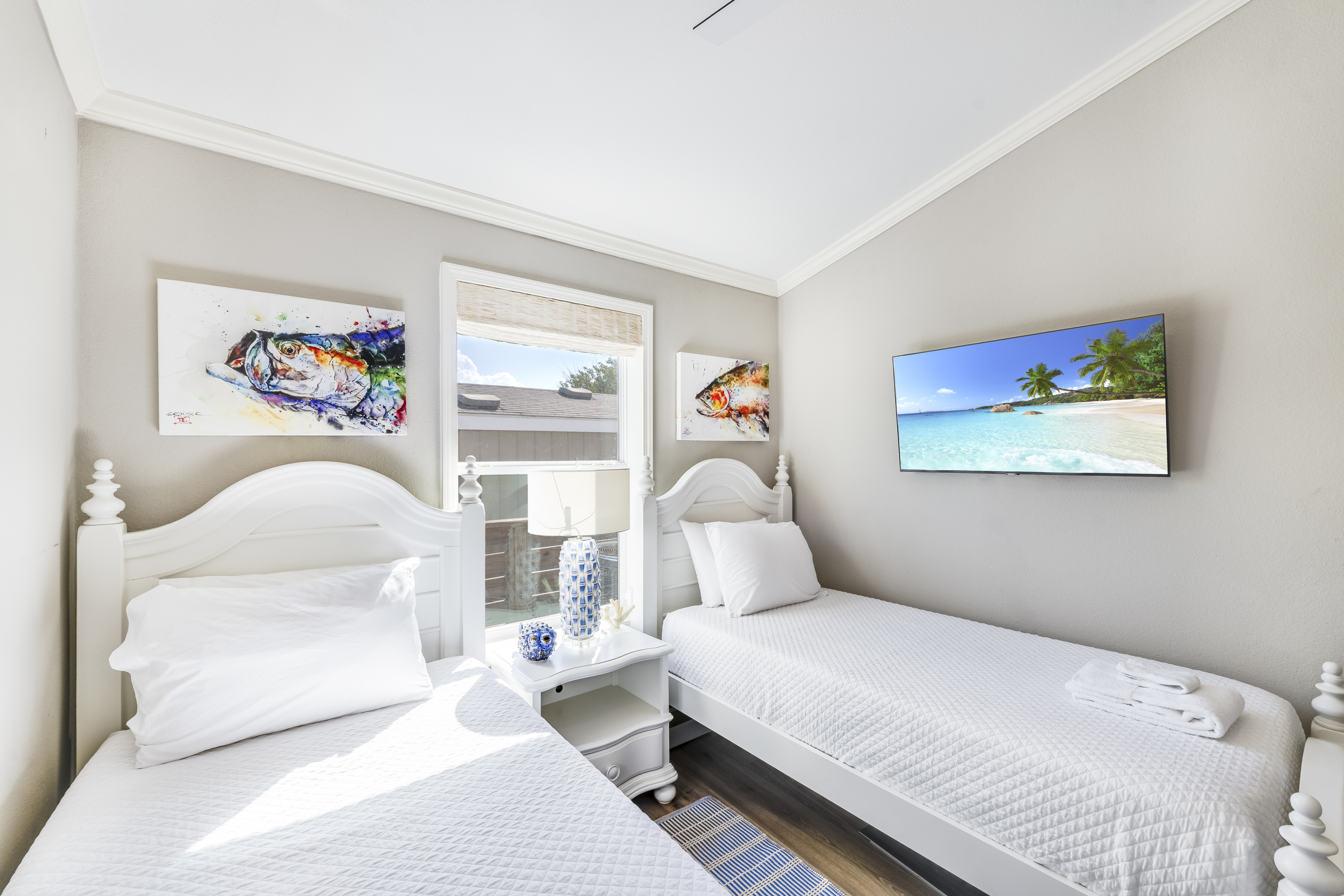 Drift into dreamy nights in this cozy, inviting bedroom ? The perfect place to unwind, recharge, and soak up the comfort you deserve