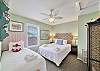 3rd Floor Bedroom featuring a Queen and a twin size bed. Perfect for families or friends