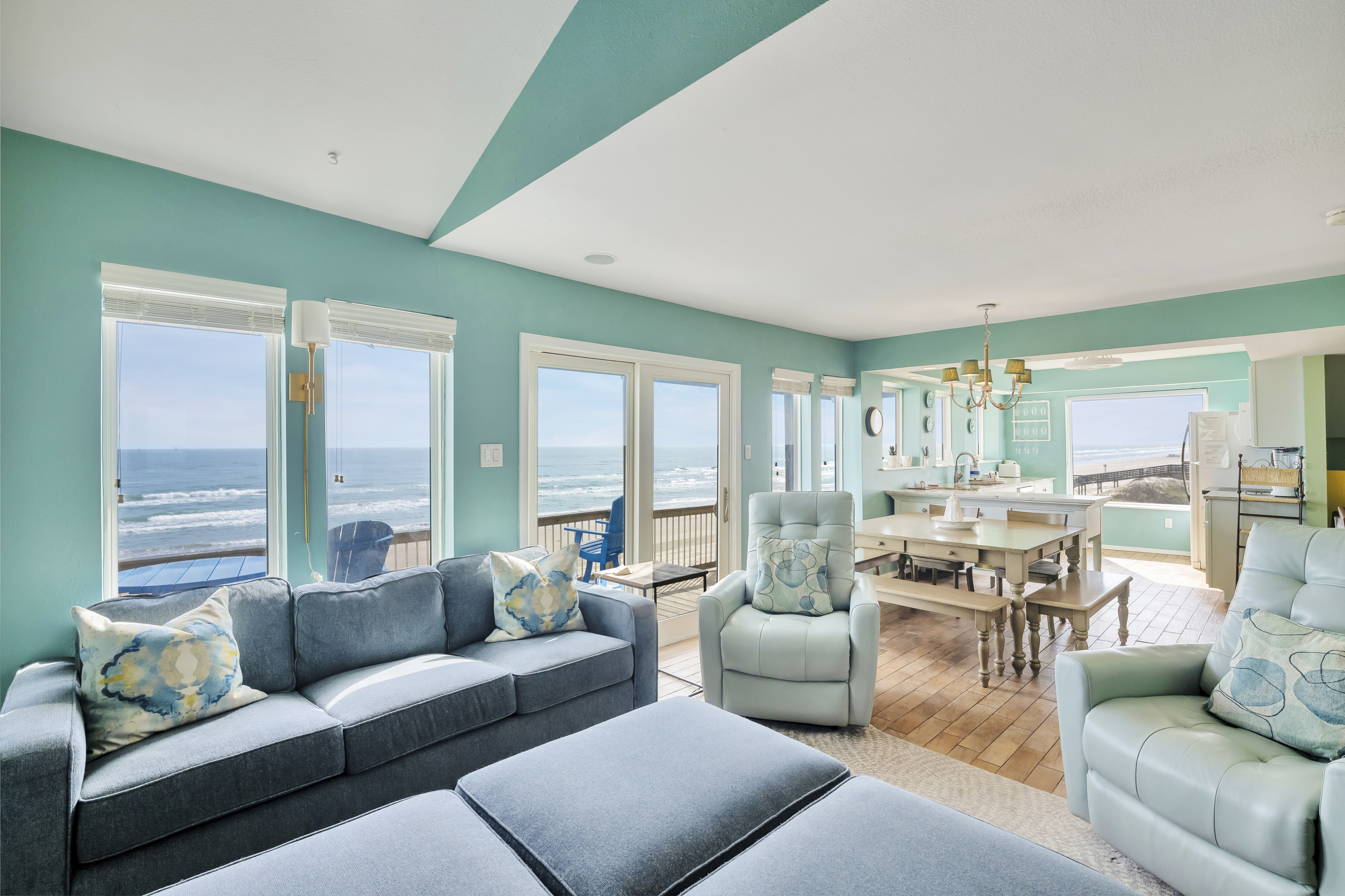 Spacious & Sunlit: Flowing Living, Dining, and Kitchen Areas located on the 2nd floor