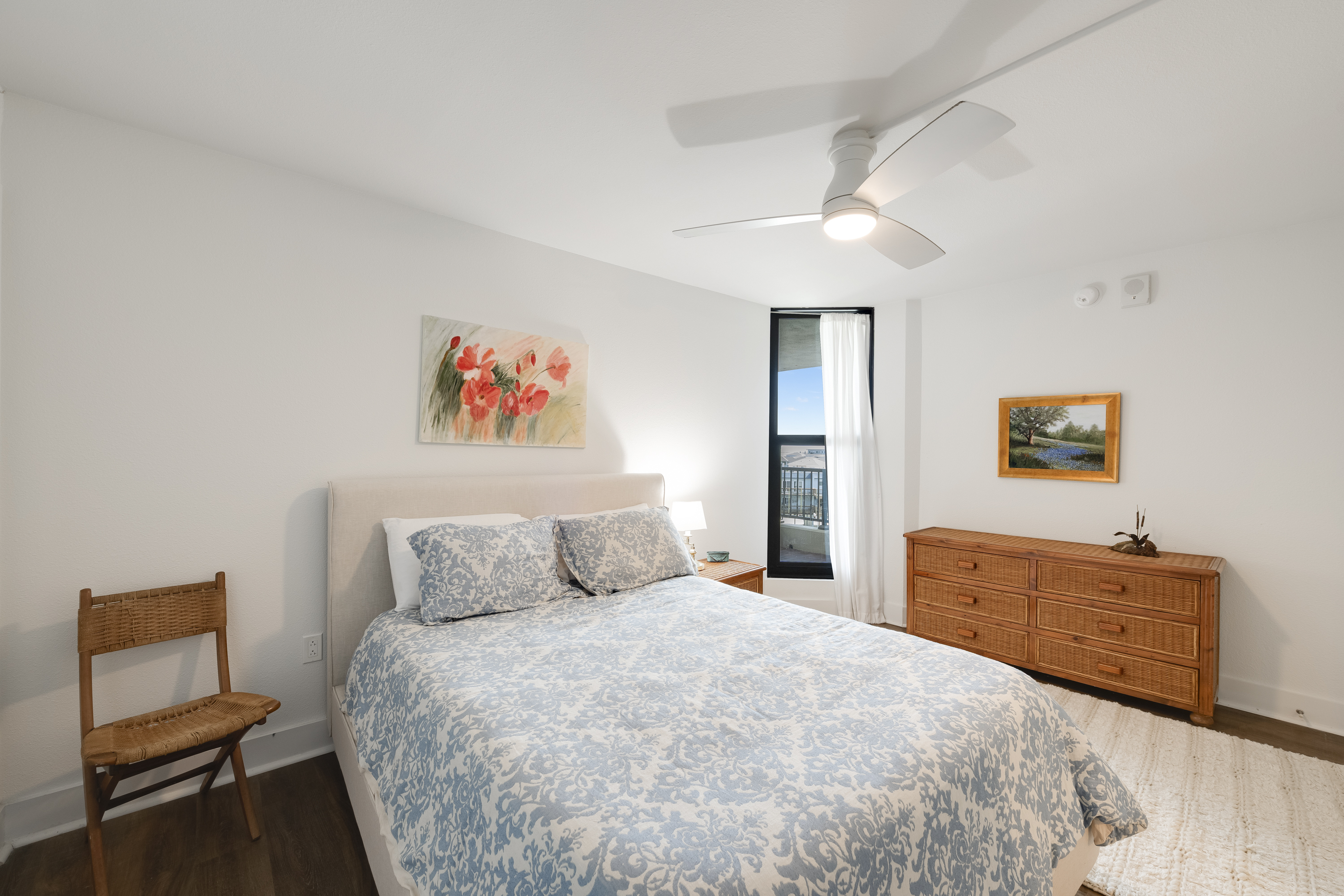 Wake up refreshed in your queen size bed