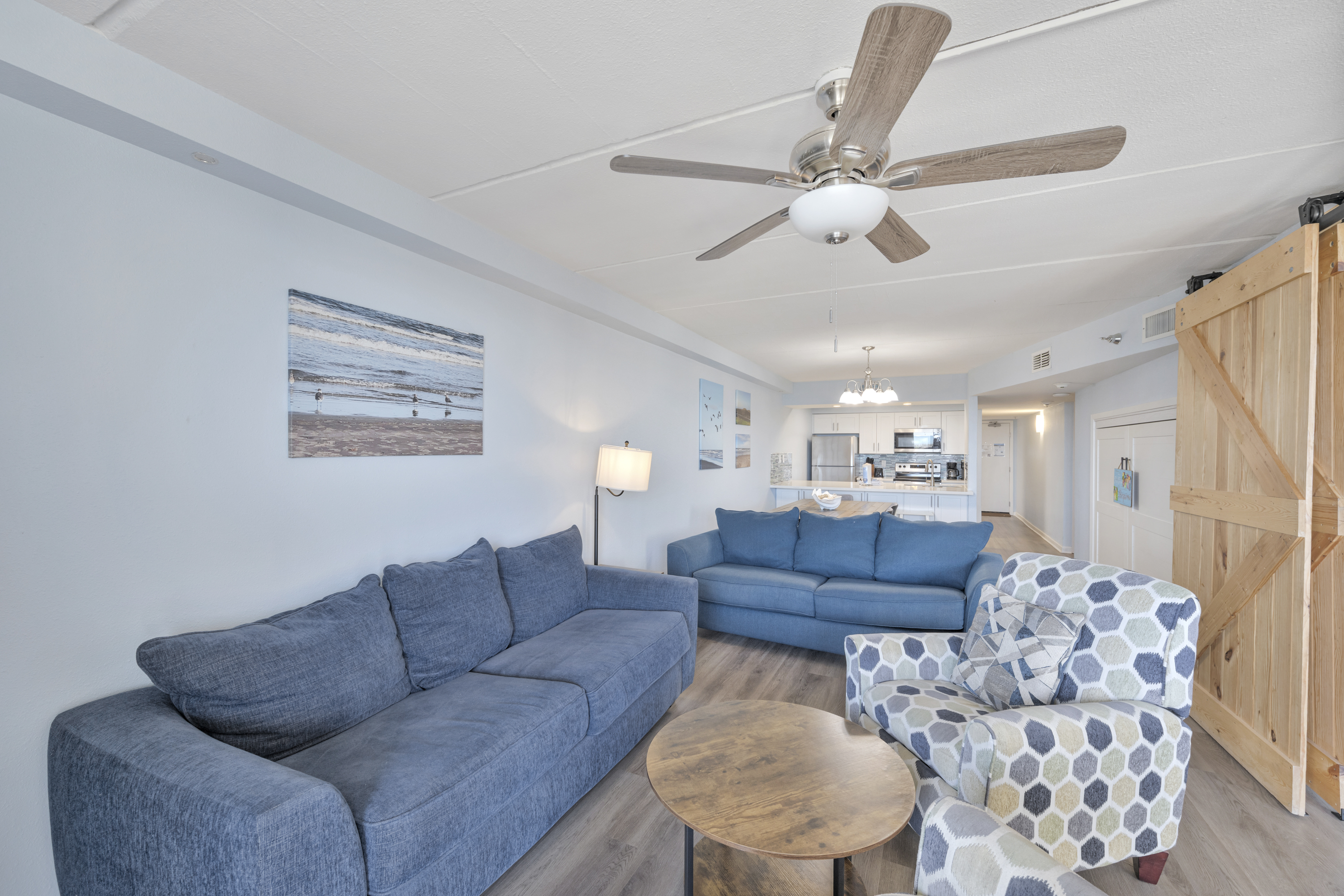 Plenty of comfortable seating for movie nights, game nights, and family fun.