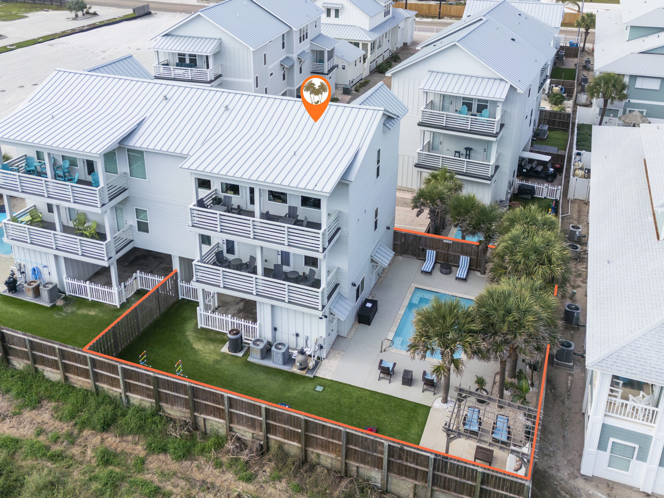 Enjoy the perks of a corner unit with plenty of outdoor space and patios to lounge and relax.