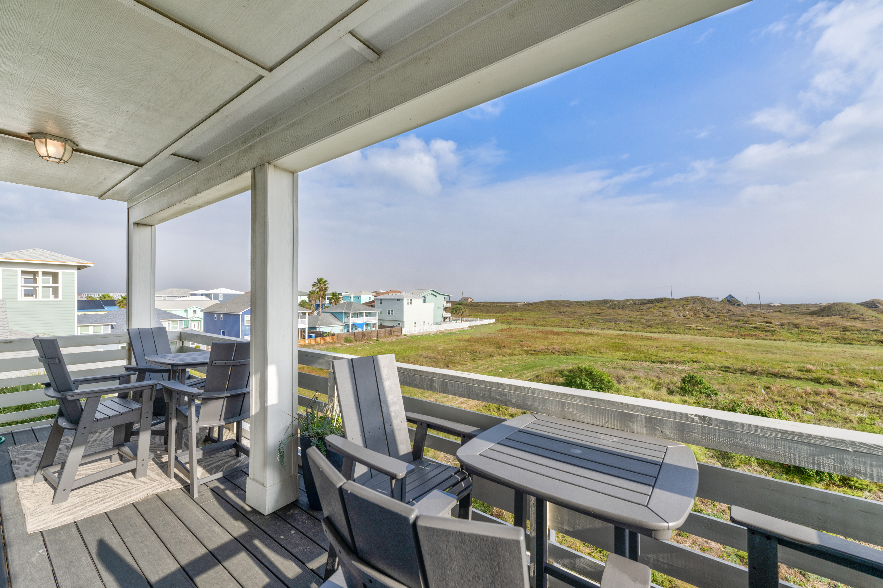 Sip, relax, and take in the coastal breeze from patios with a view—perfect for morning or evening beverages.
