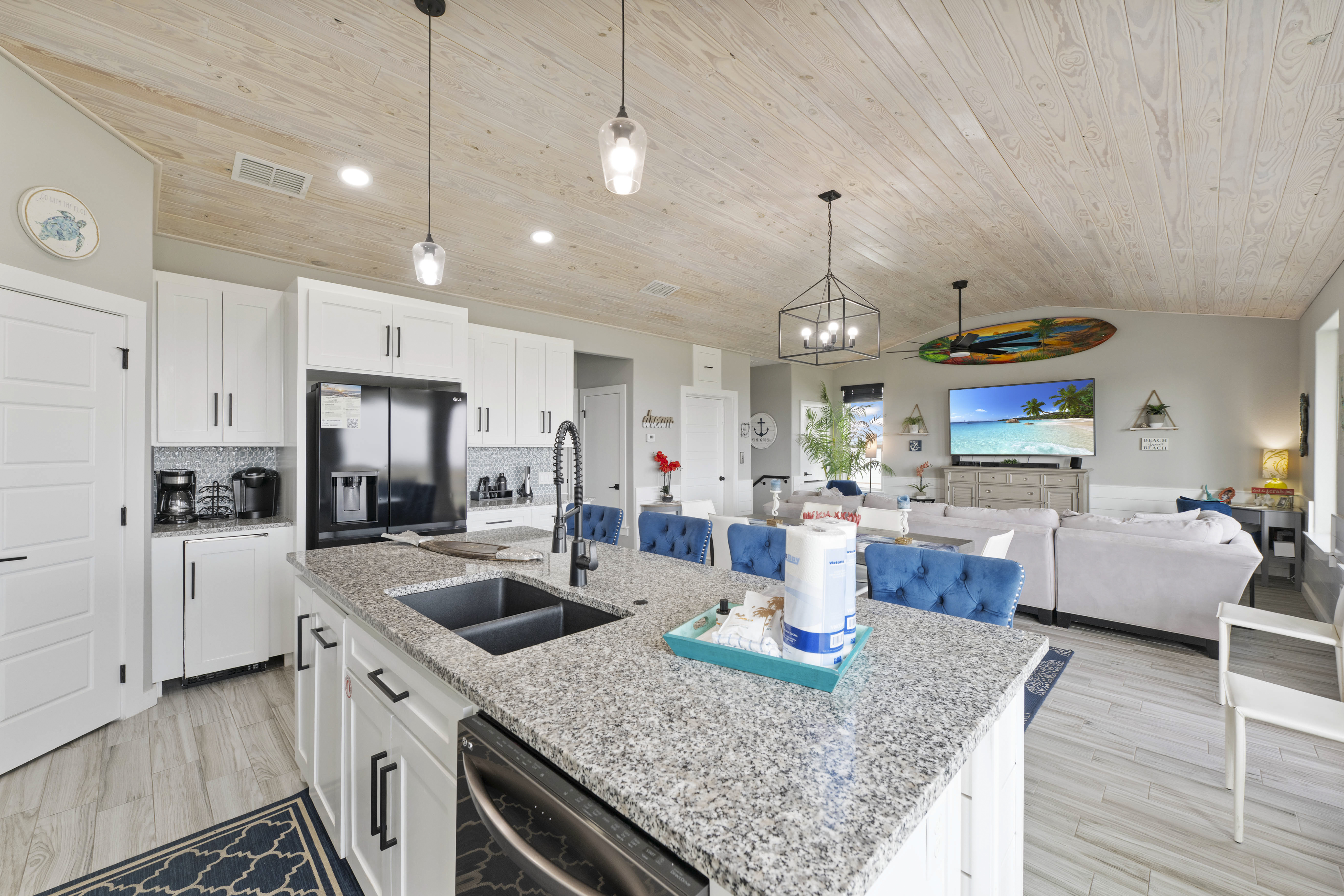 Enjoy ample workspace and plenty of storage in this thoughtfully designed kitchen.