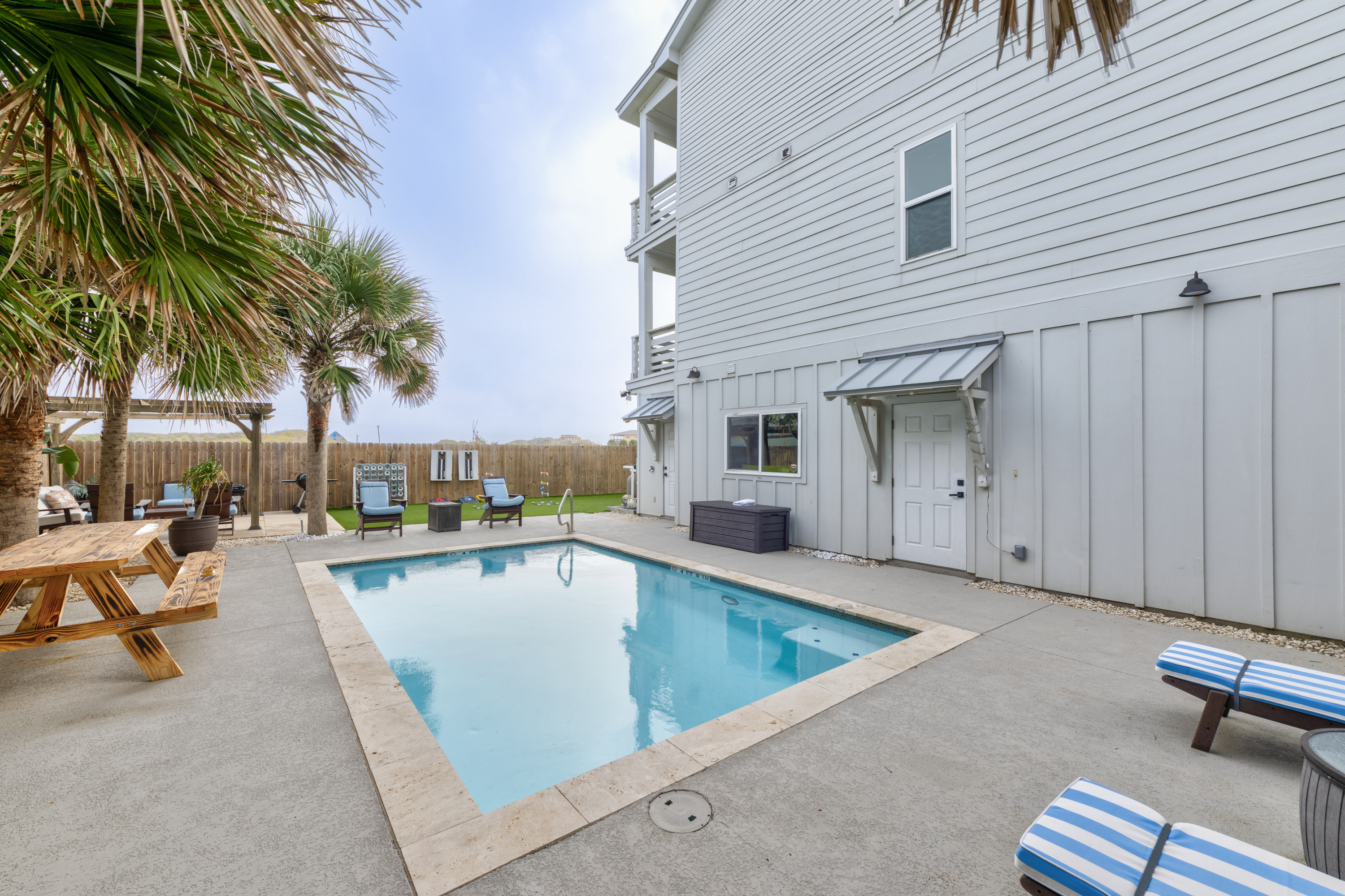 Dive in! Private pool vibes await.