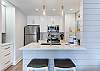 Bright and airy kitchen with natural light