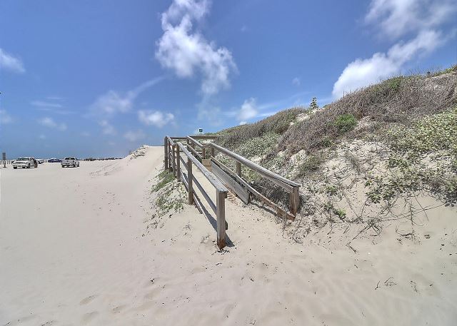 Boardwalk to beach