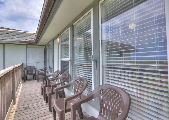Great sized balcony to sit out and enjoy the wonderful views! 