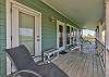 Balcony with loungers to relax and enjoy the Gulf of Mexico's breeze