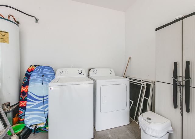 Laundry station in unit!