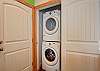 Laundry closet in home for your convenience 