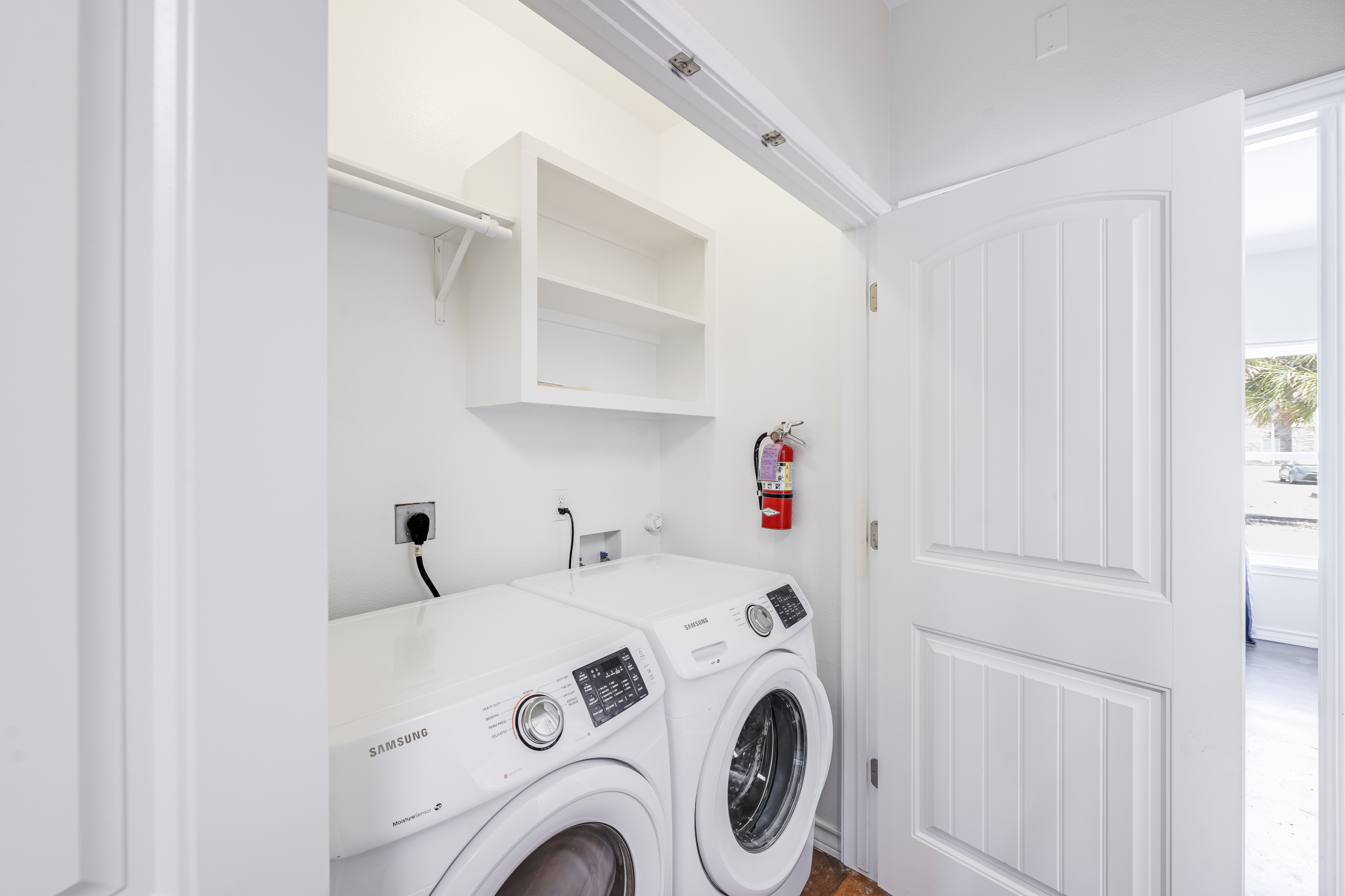 Laundry at your fingertips with the convenience of this in unit washer and dryer