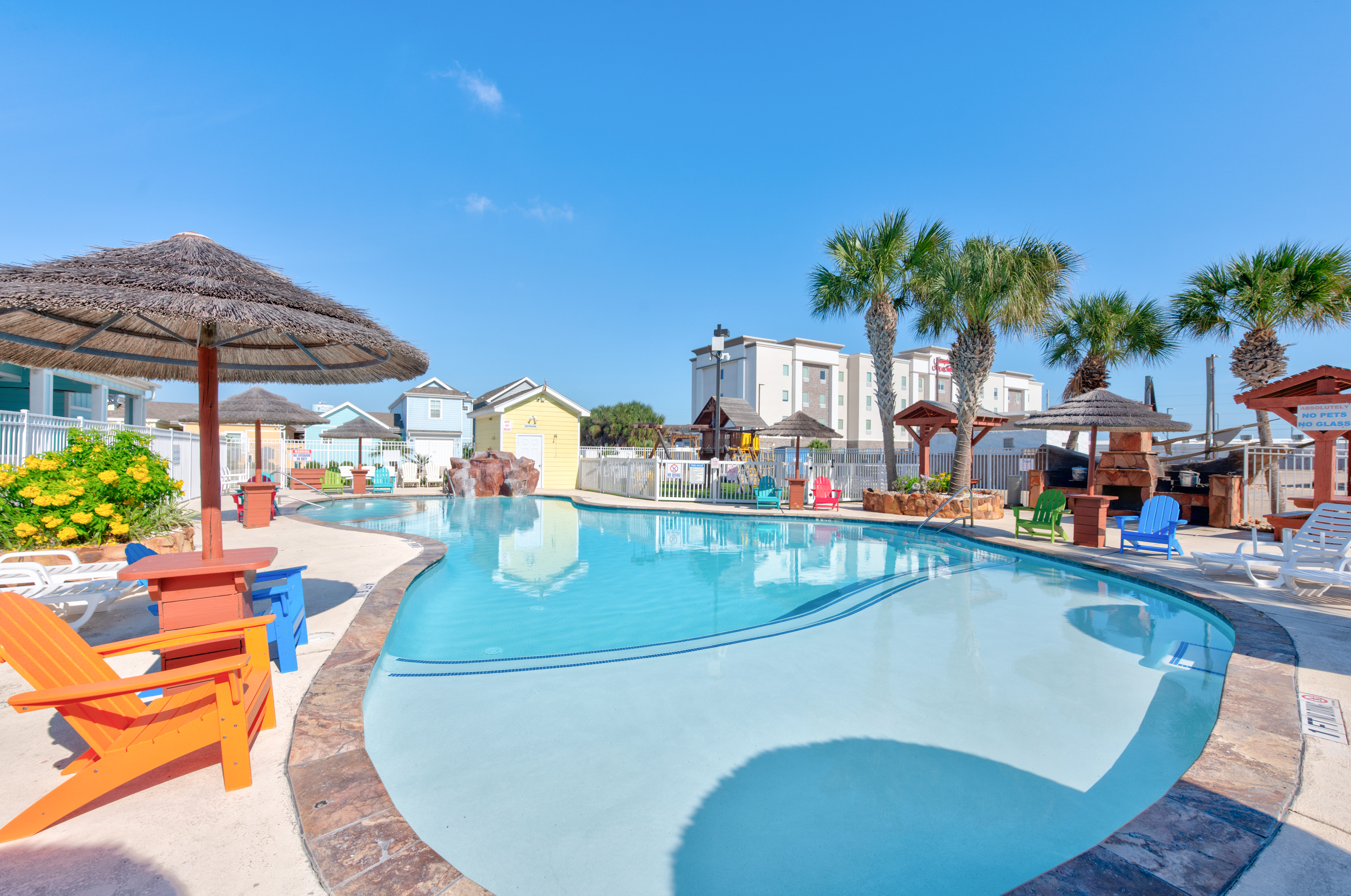 Sun, fun, and sparkling water!