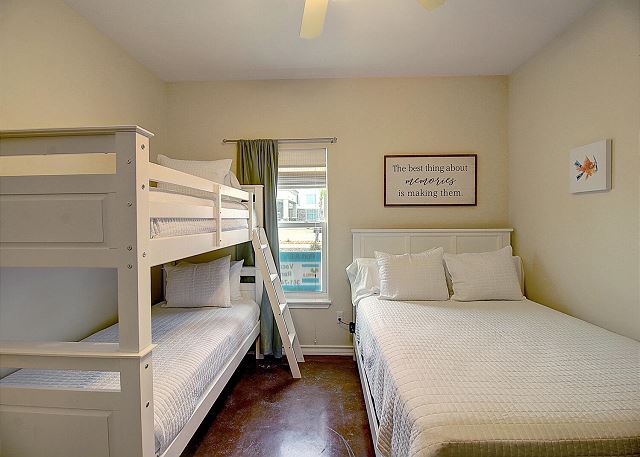 Bunk Room Shared With Queen Bed