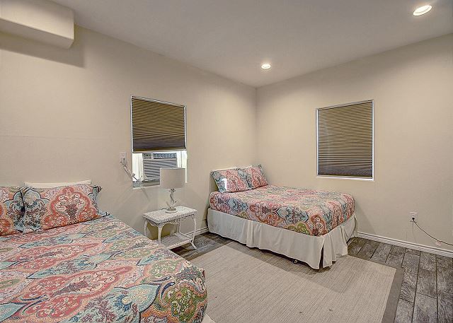 Double Queen Bedroom with window A/C unit for your convenience