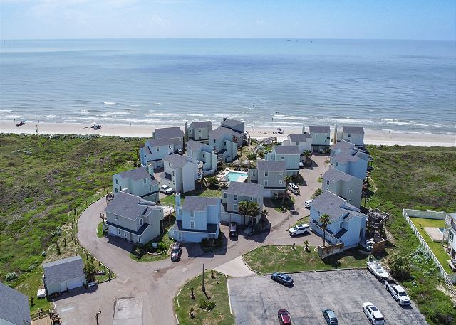 Aerial view of Lost Colony