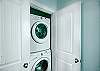 Convenient in-property washer and dryer available for guest use, ensuring a hassle-free stay.