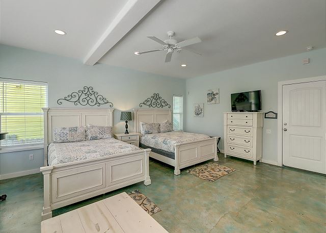 Two Queen Bedroom With TV