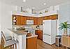Fully equipped kitchen with ocean views
