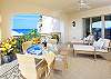 Outdoor patio with ocean views