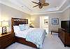 Master Bedroom with king bed, en suite bathroom, and sitting area