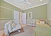 The 3rd bedroom provides a nice additional lounging area with a sofa and twin bed.
Maximum house occupancy is 4