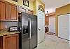 Fully equipped kitchen with granite counter-tops.