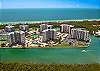 Vanderbilt Towers 2 (top left building) is just steps from the White sanded Gulf beaches