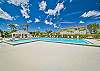 Summerlin Woods' large community pool with lounge area.