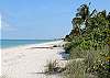 The famous white sanded Gulf beach of Bonita Springs